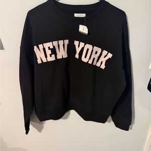 Papaya Black Graphic Sweatshirt